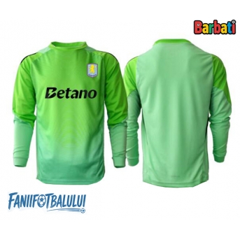 Aston Villa Portarii Tricou Fotbal Replică 2025-26 Barbati Deplasare Mâneci Lungi